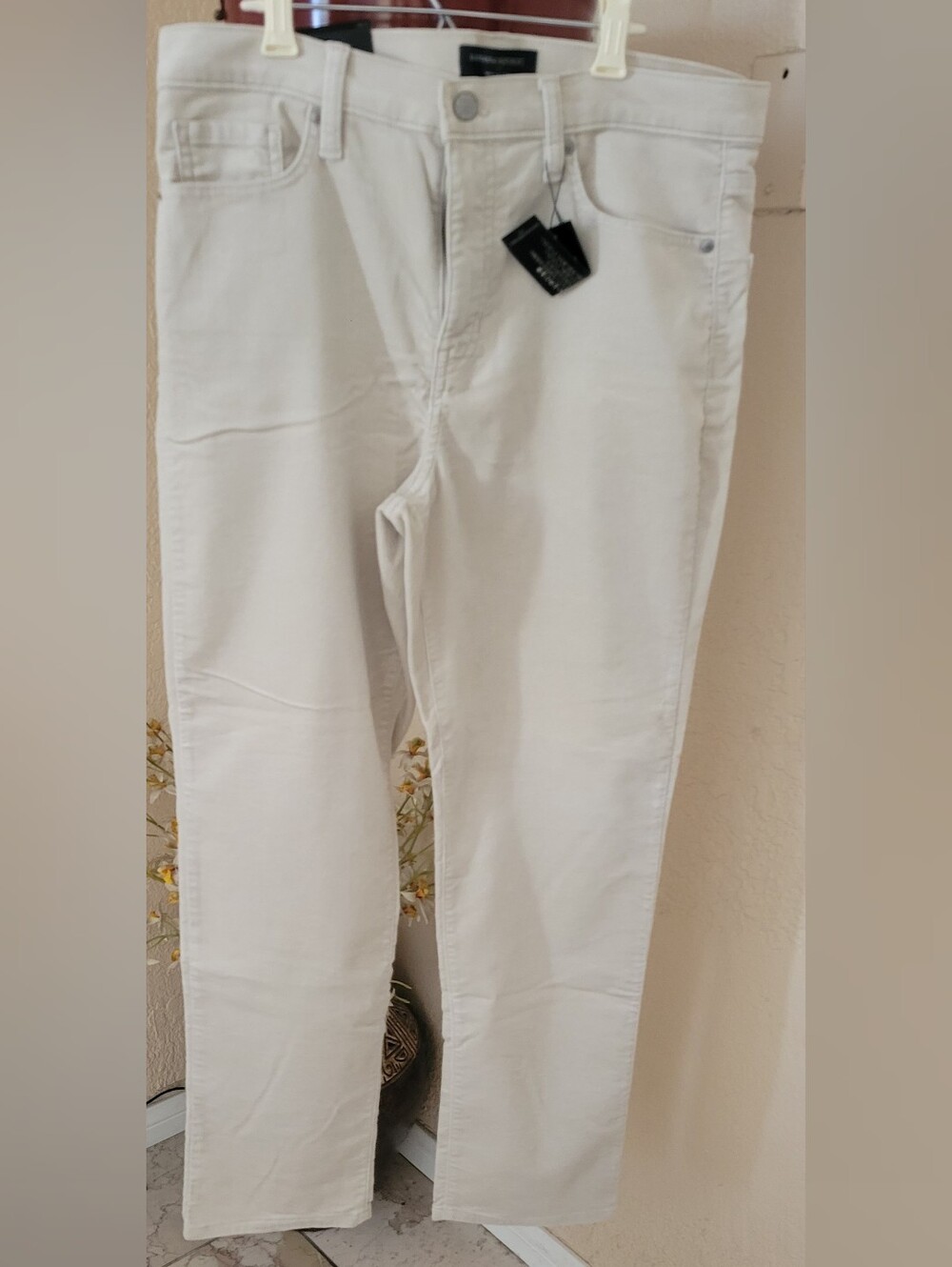 Banana Republic White Slim Jeans